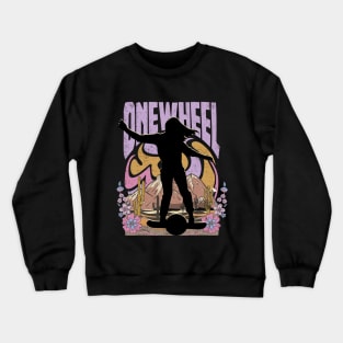 onewheel electric skateboard - float life onewheel skateboard Crewneck Sweatshirt